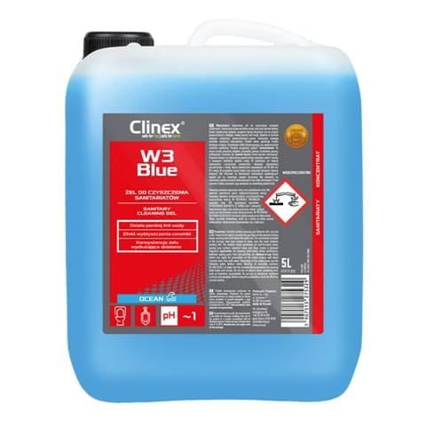 Clinex W3 Blue 5L żel zapachowy do WC ocean