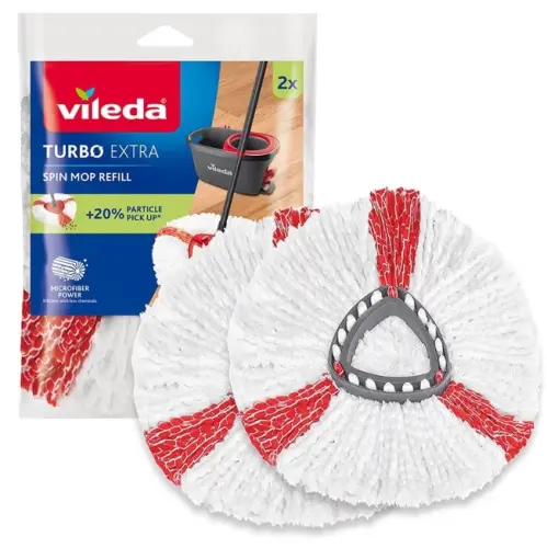 Zapas mopa obrotowego Vileda Turbo 2w1 Dwupak 2szt